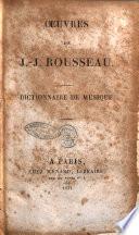 Oeuvres de J.-J. Rousseau