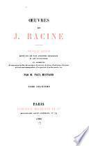 Oeuvres de J. Racine: Andromaque. Les plaideurs. Britannicus. Bérénice. Bajazet