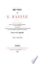 Oeuvres de J. Racine