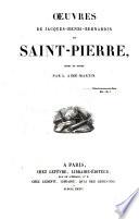 Oeuvres de Jacques-Henri-Bernardin de Saint-Pierre