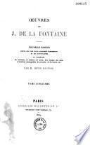 Oeuvres de Jean de la Fontaine