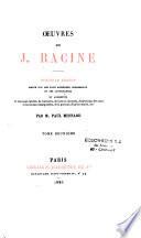 Oeuvres de Jean Racine