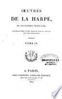 Oeuvres de La Harpe,...