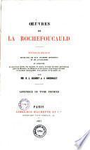 Oeuvres de La Rochefoucauld