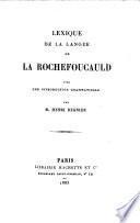 Oeuvres de La Rochefoucauld