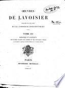 Oeuvres de Lavoisier