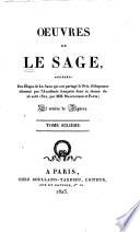 OEuvres de Le Sage