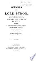 Oeuvres de Lord Byron
