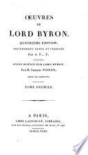 Oeuvres de Lord Byron