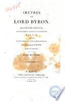 Oeuvres de Lord Byron