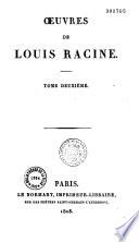 Oeuvres de Louis Racine
