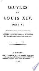 OEUVRES DE LOUISE XIV