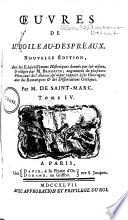 Oeuvres de M. Boileau Despréaux...