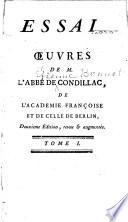 Oeuvres de m.l'abbé de Condillac ...