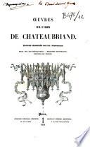 Oeuvres de M. le Vicomte de Chateaubriand