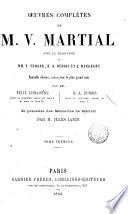 Oeuvres de M.V. Martial, 1