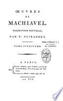 Oeuvres de Machiavel