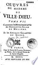 Oeuvres de Madame de Ville-Dieu...