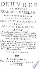 Oeuvres de maître F. Rabelais