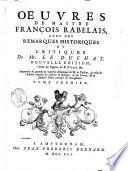 Oeuvres de maitre François Rabelais