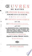 Oeuvres de maitre François Rabelais