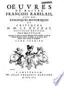 Oeuvres de maître François Rabelais