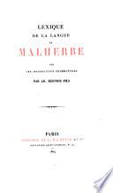 Oeuvres de Malherbe