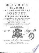 OEuvres de messire Jacques-Bénigne Bossuet, évêque de Meaux