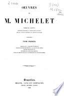 Oeuvres de Michelet