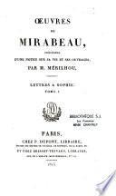 Oeuvres de Mirabeau