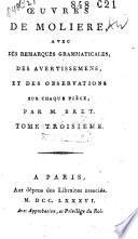 Oeuvres de Molière,