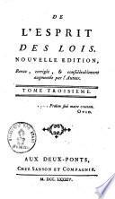 Oeuvres de Monsieur de Montesquieu