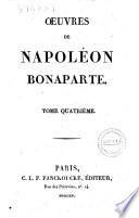 Oeuvres de Napoleon Bonaparte. Tome premier -sixieme!
