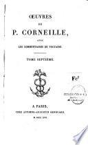 Oeuvres de P. Corneille