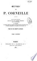 OEuvres de P. Corneille: Lexique de la langue de P. Corneille. Appendice