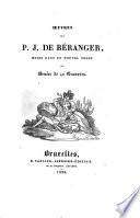 Oeuvres de P. J. de Béranger, mises dans un nouvel ordre et ornées de 40 gravures