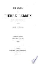 Oeuvres de Pierre Le Brun