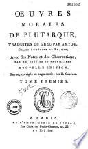 Oeuvres de Plutarque
