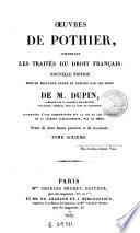Oeuvres de Pothier