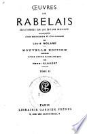 Oeuvres de Rabelais, collationées sur les éditions originales
