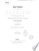 Oeuvres de Rabelais texte collationné sur les éditions originales avec une vie de l'auteur, des notes et un glossaire par Louis Moland