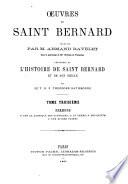 Oeuvres de Saint Bernard