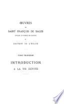 Oeuvres de Saint François de Sales