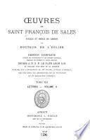 Oeuvres de Saint François de Sales