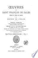 Oeuvres de Saint François de Sales ...