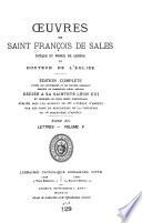 Oeuvres de Saint François de Sales