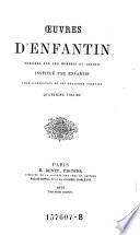 Oeuvres de Saint-Simon [et] d'Enfantin