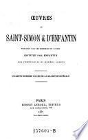 Oeuvres de Saint-Simon [et] d'Enfantin