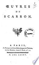 Oeuvres de Scarron