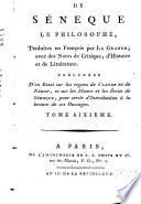 Oeuvres de Séneque, le philosophe